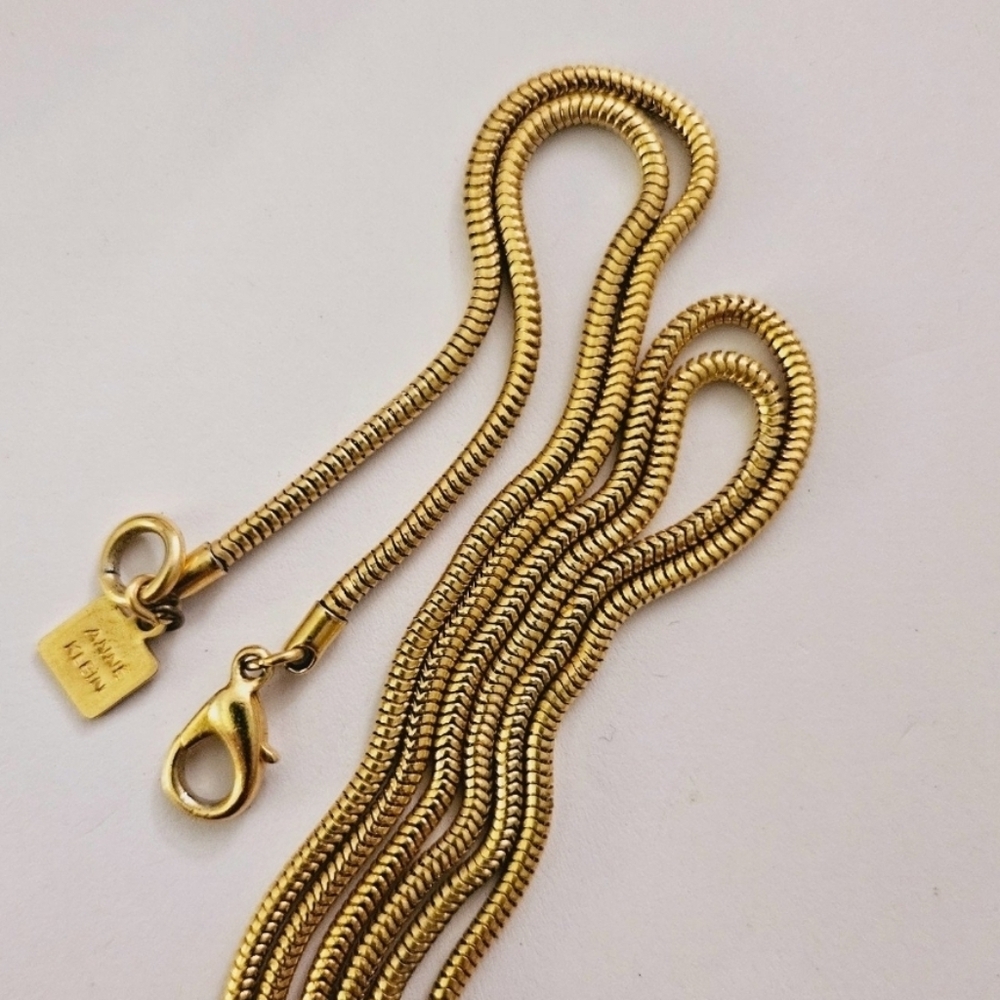 Anne Klein Gold Key Necklace - Picture 8 of 11
